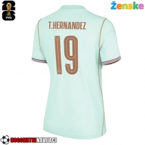 Ženske Nogometnih dresov Francija Theo Hernandez #19 Gostujoči SP 2026 Kratki rokavi